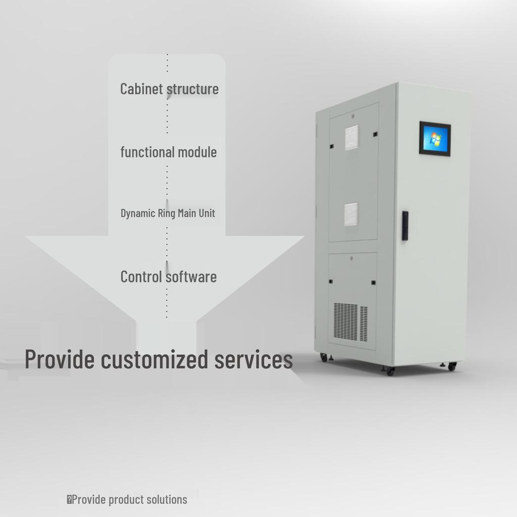 Integrated Smart Cabinet with Micro-Environment Monitoring, Air Conditioner, and Removable Side Panel
