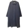 Graphpaper Dark Navy GM211-10045B Voile Gabardine Soutien Collar Coat coat 3 blackUsed