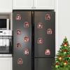 MZCT181-192 3D Wooden Christmas Mouse Hole Refrigerator Magnet & Memo Holder