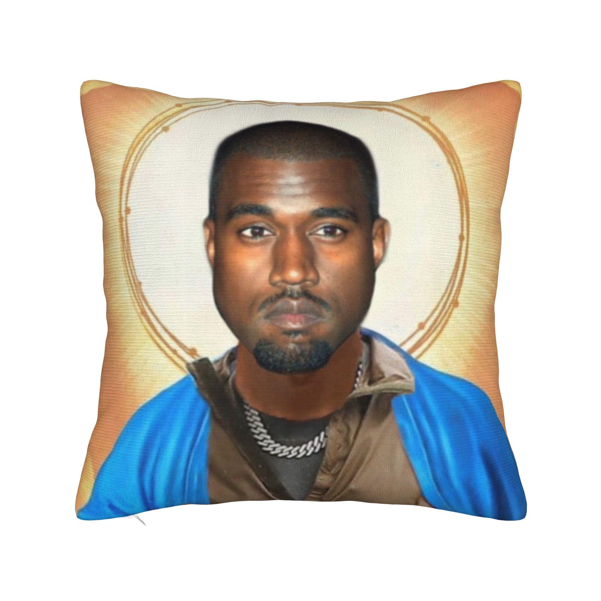 

K-kanyes W-wests Смішні Меми Наволочки Аксесуари Наволочка з Принтом Декор Наволочка Подушки Ліжко Багаторозмірні 20x20Inch