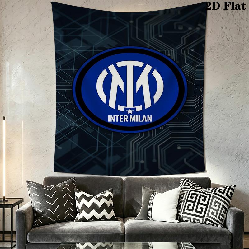 Inter Milan Abstract Artwork Threepiece Set 1 Duvet Cover 2 Pillowcase Without Core Christmas Birthday Gift Duvet Cover And Pillowcase