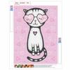 5D Diamond Painting LoveCat Full Drill Rhinestone Embroidery Cross Stitch Kits for Adults Home Decor Wall Art Gift