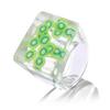 Punk Big Kiwifruit Strawberry Rings For Women Korean Style Large Finger Ring Jewelry Gifts