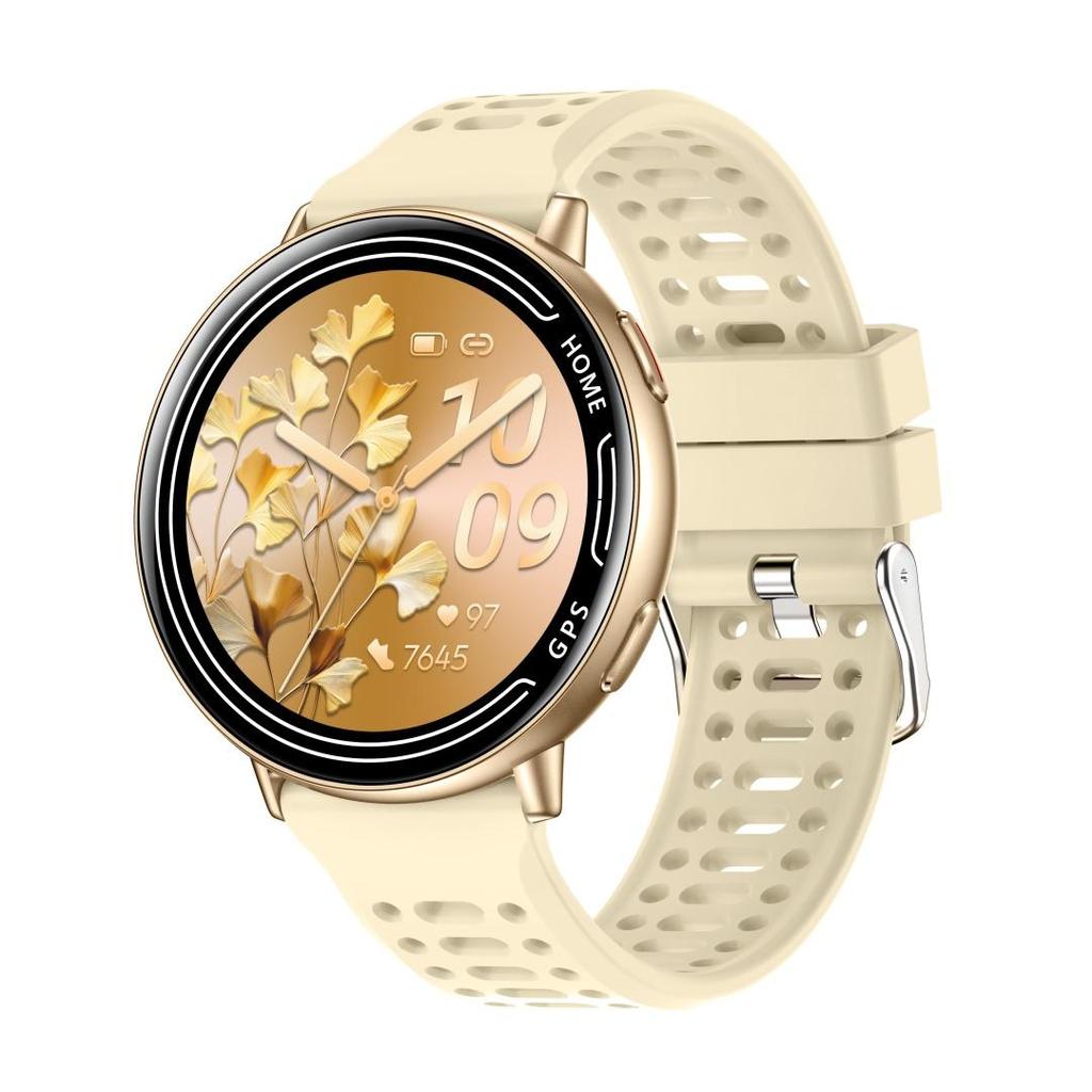 Rainbuvvy KC100 GPS Smartwatch 1.39inch 360x360 BT5.3 Bluetooth Call 1ATM Waterproof 230mAh Android Smart Bracelet Women Sports Watch