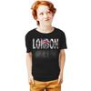 Urban Attitude London Skyline Union Jack Big Ben Youth T-Shirt For 12-14 Years