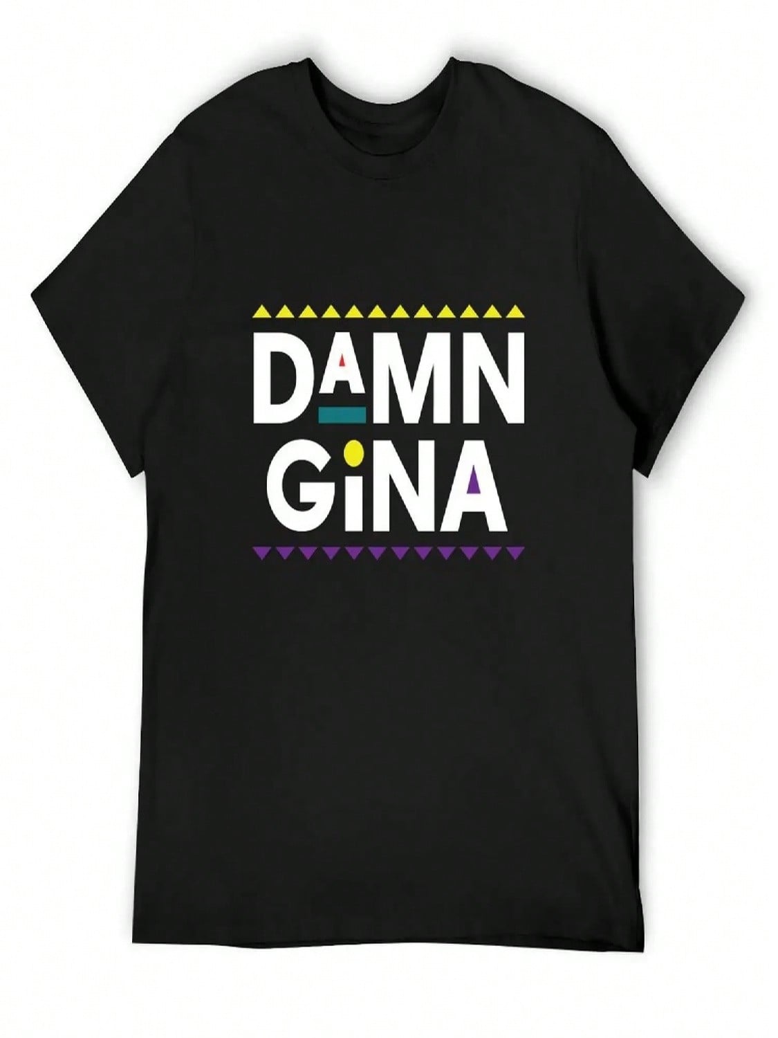 Damn Gina 90s T-Shirt Plus Size Clothes Oversized Graphic Shirts unisex s Cotton T-Shirt S