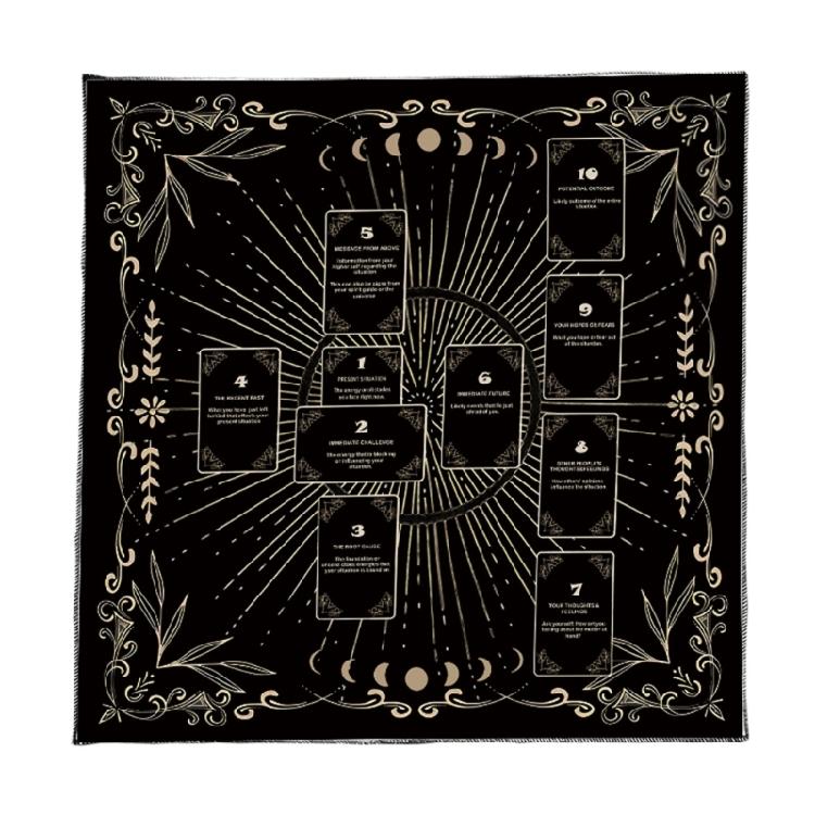 Reading Card Astrologys Tablecloth Altars Cloth Square Divinations Cards Table Cloth Witchcrafts Deck Cloth Enduring