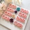 Creative Flower Petal Mold Set 8 Pieces Silicone Clay Tools Earring Making Molds For Handcrafted Earrings And Charm