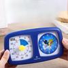 Dual Screen Visual Timer for Children and Students' Special Study Assignment Mute Alarm Clock Time Management Two In One