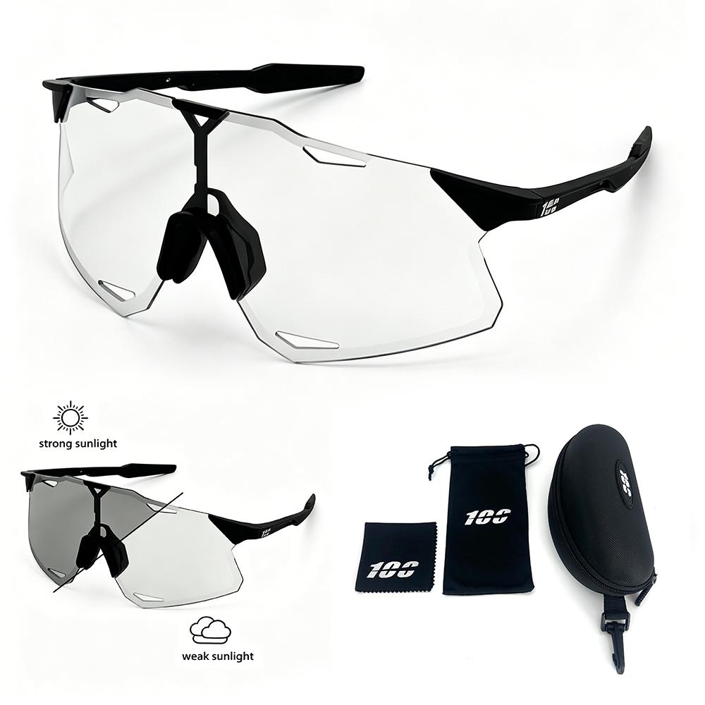 Cycling Photochromic Glasses With Box Outdoor Sports Sunglasses Men MTB Bicycle Goggles Women Road Mountain Bike Eyewear