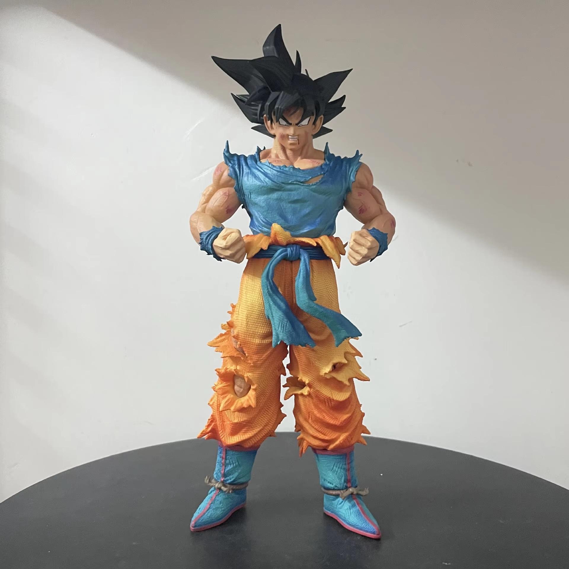 

Vf Dragon Ball Super Saiyan Aura Goku Action Figure Fully Painted 27cm Pvc Boxed Collectible Model Ornament For Anime Fans