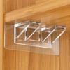 Shelf Support Adhesive Pegs Closet Partition Bracket Cabinet Support Clips Wall Hangers Sticker for Kitchen Bathroom