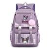Cartoon Pattern College Style Backpack Large Capacity Junior High School High School Student Cute Style Schoolbag
