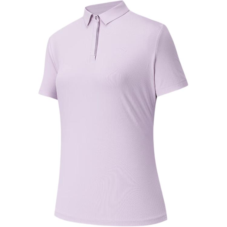 Anta Casual Solid Color Versatile Short Sleeve Polo Shirt Women tops 162637103-2 M