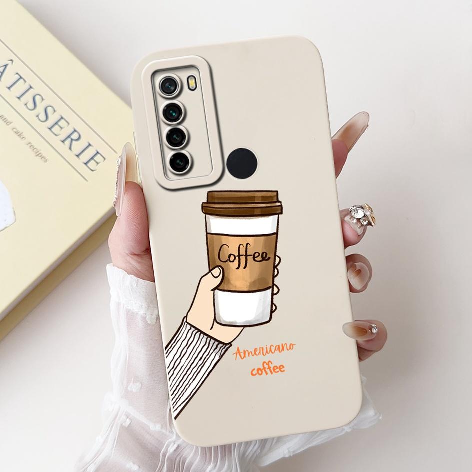 For Xiaomi Redmi Note 8 8T Case Fashion Painted Camera Protection Square Silicone Coque Soft Cover For Redmi Note8 Note8T Fundas