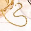 New Arrivals Simple Fashion Gold Color Stainless Steel Wheat Ear Chain Bracelets Necklace for Women Plant Jewelry Sets Accessory