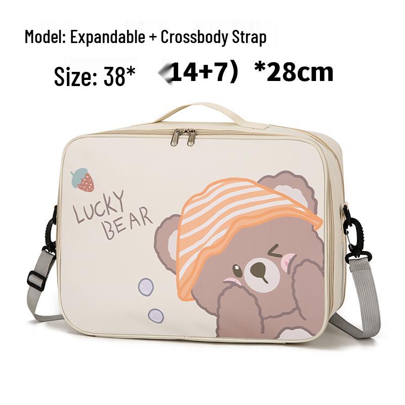 Travel Duffel Bag: Oxford Fabric Rolling Luggage and Storage Bag