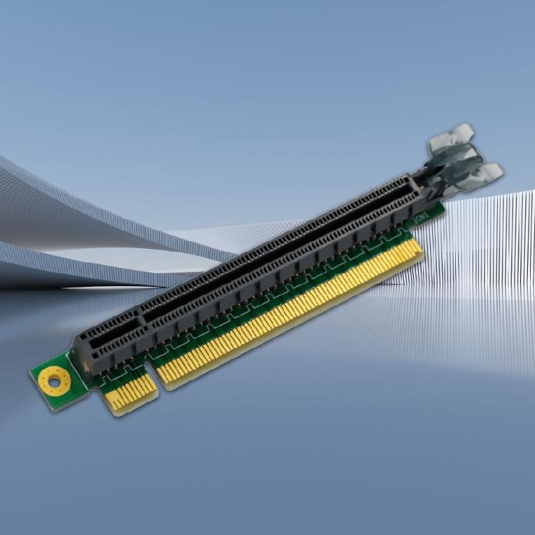 PCIE3.0 X16 to X16 90 Degree Adapters Risers Card PCIExpress for Small 1U Computer Servers Special Chassises