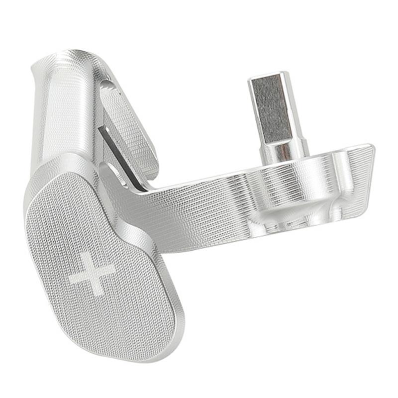 Shifterer Control Thumb Shifter Paddle Aluminum Throttle Thumb Tap Motorbike Accessories Easy Installation серебряный