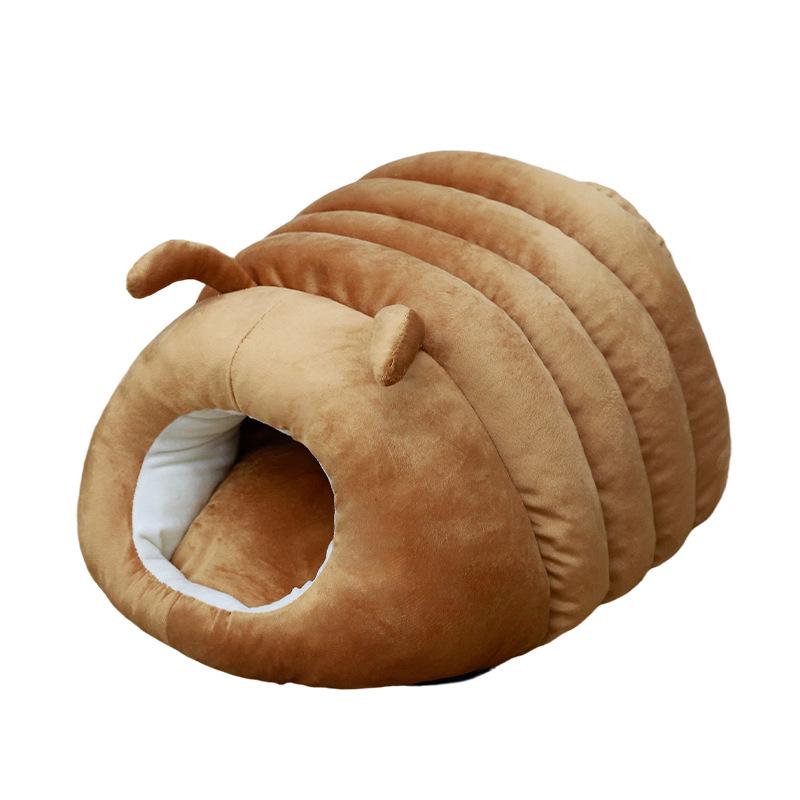 Cozy Warmth Closed Nest for Medium & Small Dogs and Cats - Ideal for Deep Sleep & Kitten Kneading.