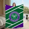 Arte sportiva fresca W-WimbledonS C-Campionati Calda coperta in flanella morbido peluche per divano soggiorno camera da letto regalo da viaggio