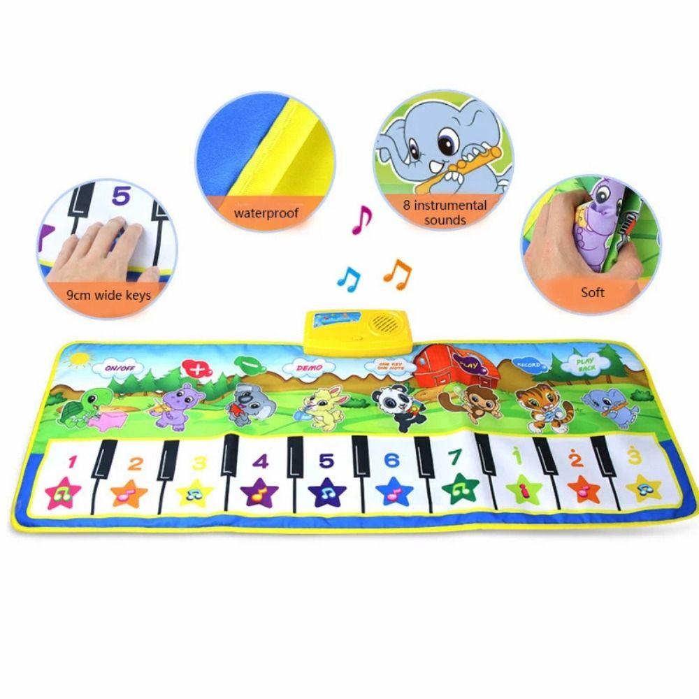 Multifunctional Floor Keyboard Dance Mat Learning Music Electronic Musical Toys  Baby