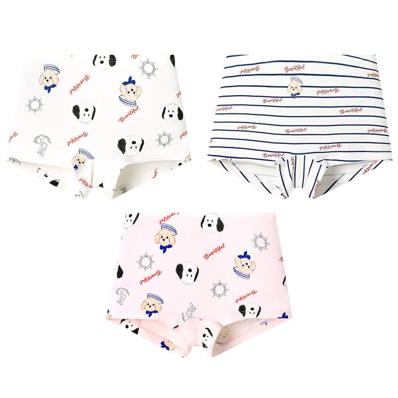 

Детские 7A Антибактериальные боксеры с мультяшной собачкой, 3 шт. 170