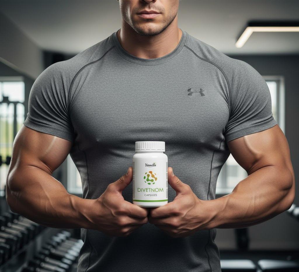 

DIVETNOM – for muscle growth and recovery support: 30 capsules.