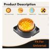 2PCS LED Marker Lights Amber 12V Waterproof Trailer Side Marker Lamps for Semi Truck Freightliner Cargo Universal Fit
