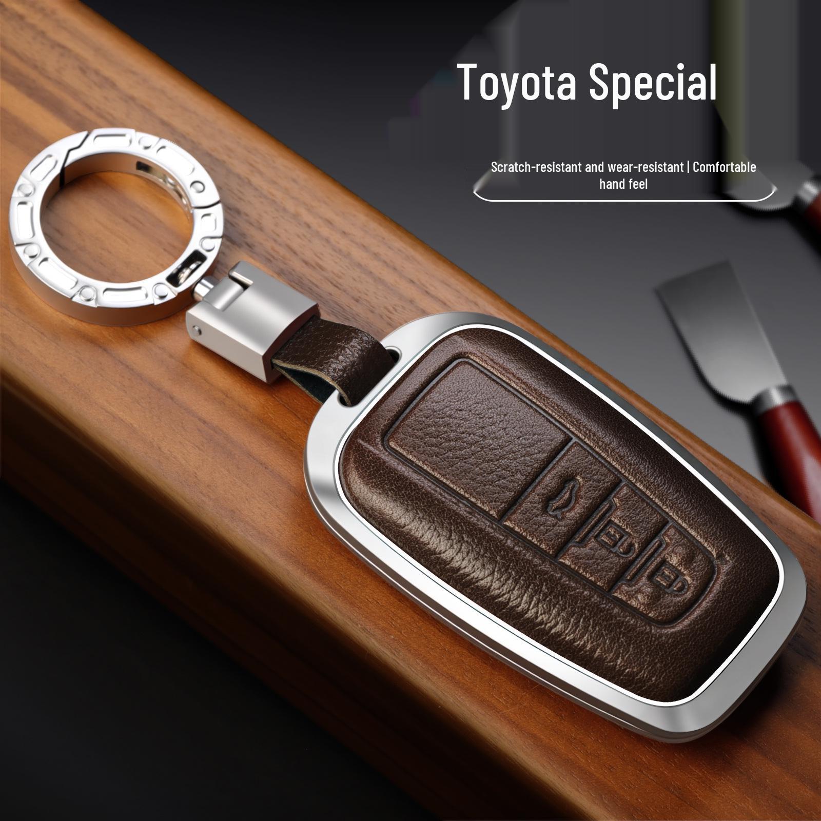 Toyota Camry Key Case for 16 Hybrid and 26 Ninth-Generation Models, Unisex 2025 Edition Green [Gun Case + 361 Buckle]