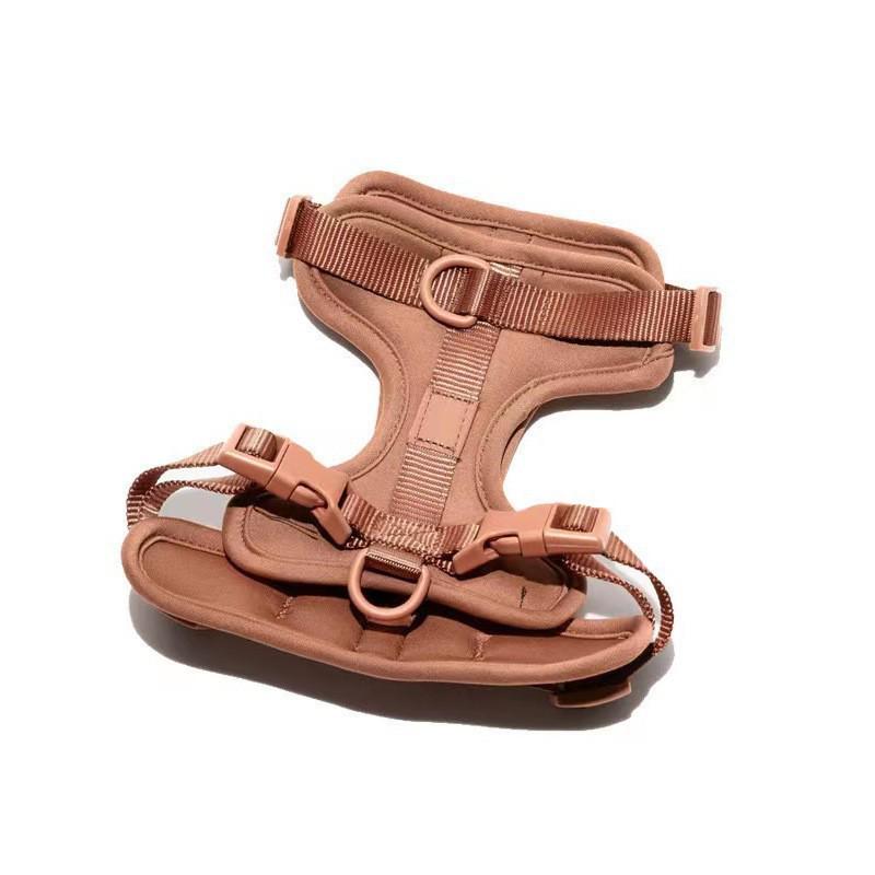 Premium PVC Waterproof Dog Tactical Harness Set - Anti-Bite Collar & Leash Combo