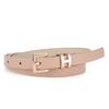 I-Shaped Buckle Two-Piece Set, Alloy Pin Buckle Women'S Thin Belt, High-End Decorative Chic Wind Belt Women