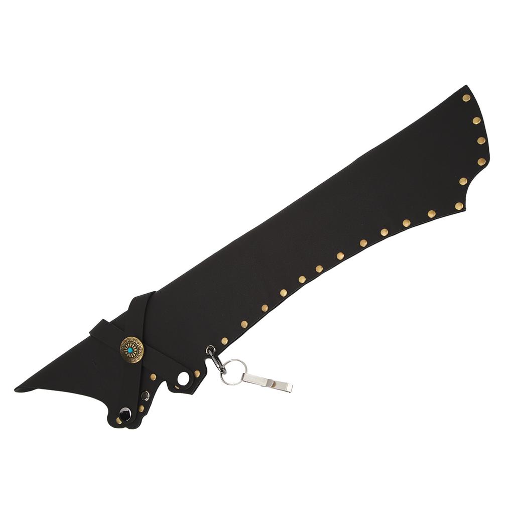 Archery Arrow Quiver Holding 20 Arrows Leather Archery Arrow Holder for Field Practice Black