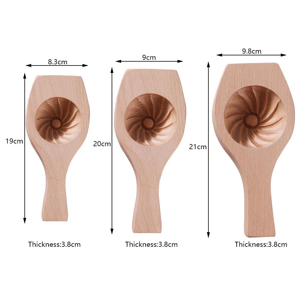 Household Kitchen Handmade Buns Pastry DIY Wooden Mold Multipurpose Various Shapes Chocolate Ice Cake Mold for Dessert Baking