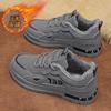 Winter New Velvet Warm Outdoor Cold Sports Shoes Thick Sole Heightening Retro Low-top Lace-up Casual Men's Cotton Shoes