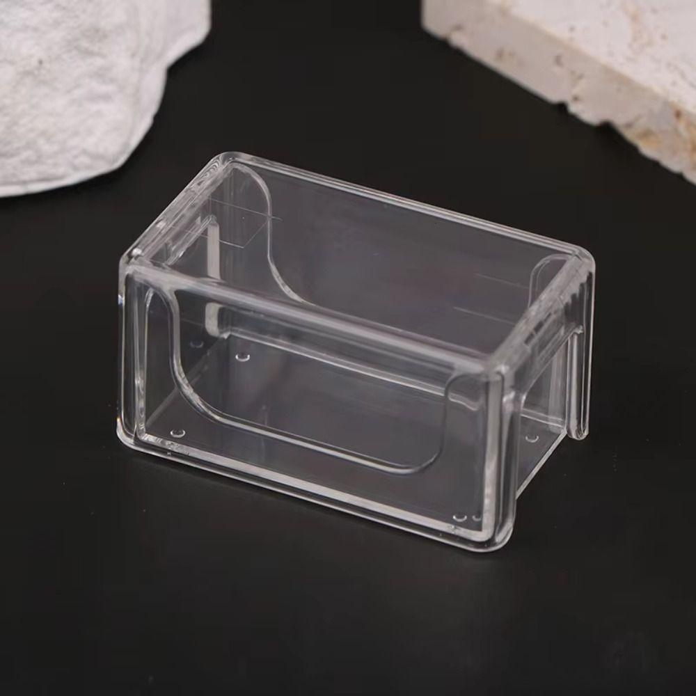 1Pcs Moistureproof Acrylic Box Plastic Cube Storage Holder Durable Billiard Accessory Snooker Pool