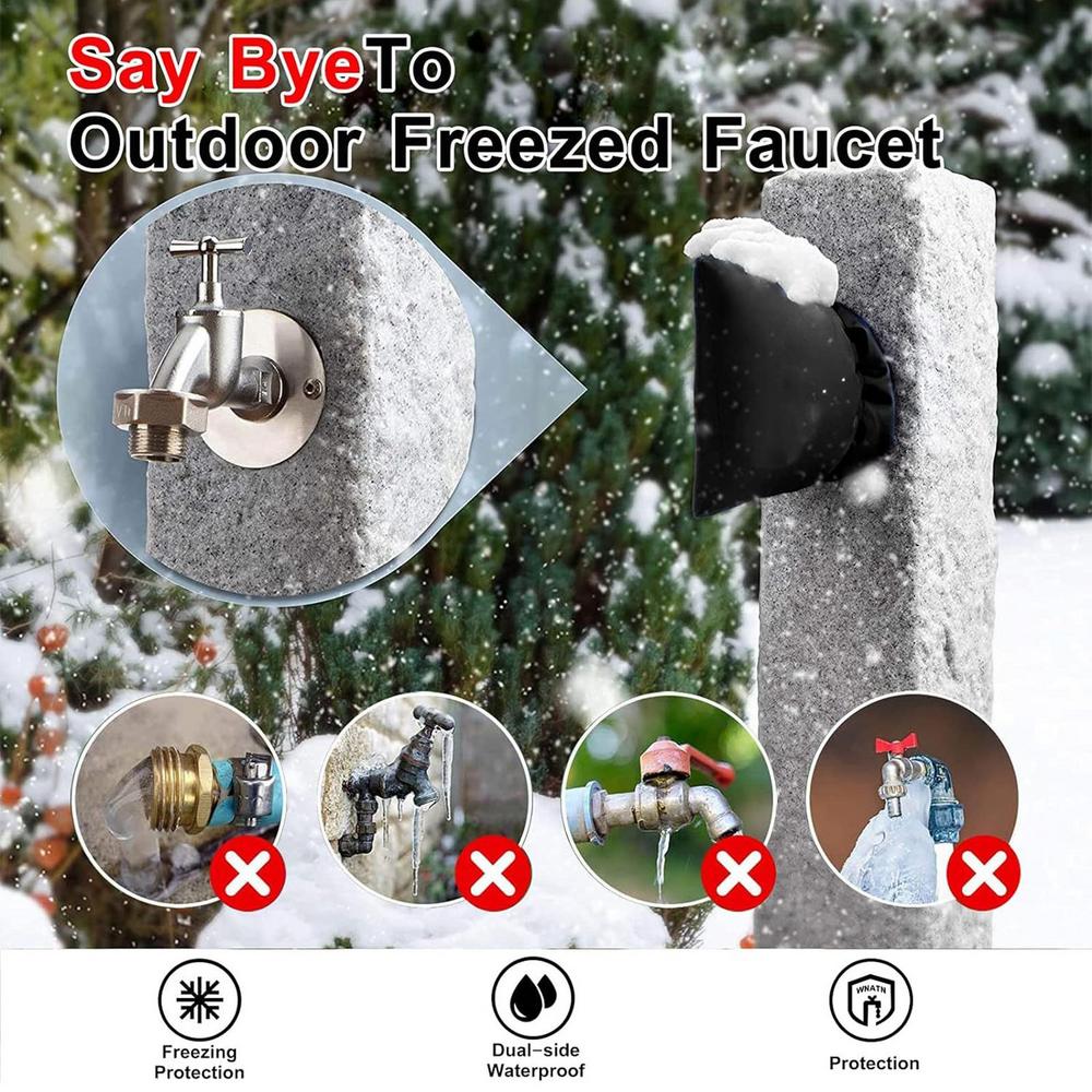 Faucet Freeze Protector Outdoor Winter Protective Cover Faucet Protection Supplies For Garden Terrace Balcony Garage