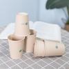 Deli Bamboo Fiber Disposable Paper Cups, Natural Color