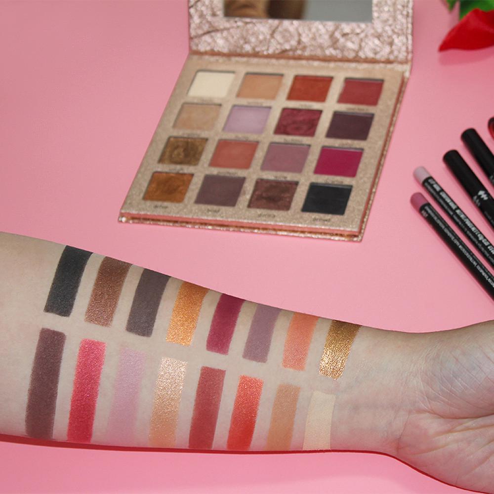 Buy 16 Color Shimmer Glitter Eye Shadow Powder Matt Eyeshadow at