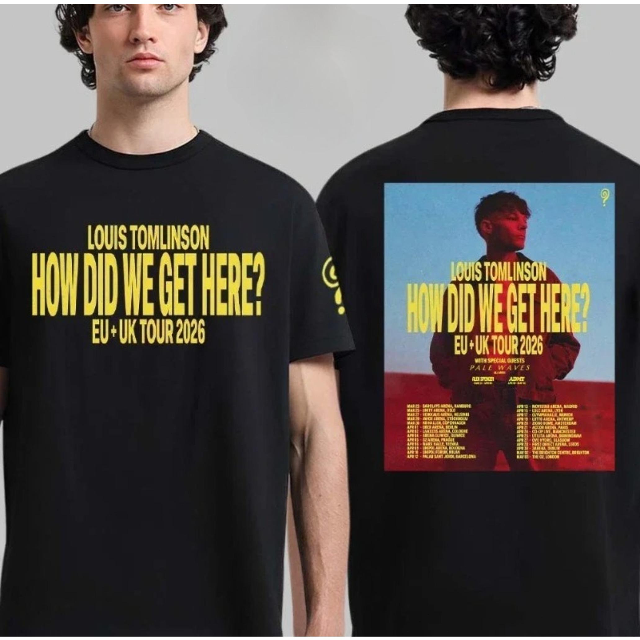 

Louis Tomlinson s _How We Got Here_ From _O and Y Tour Concerts_ - 2026 Tour Dates for The Retro Concert Pattern T-Style 4XL