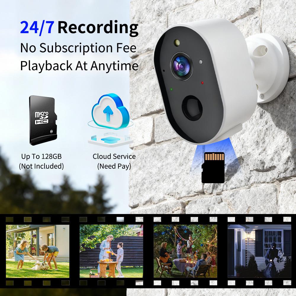 Solar-Powered HD Wireless Smart Camera with Two-Way Talk