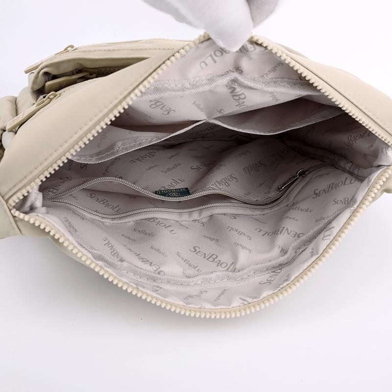 Commuter Shoulder Bag Women's Crossbody Bag Lightweight Water-Repellent Nylon Bag