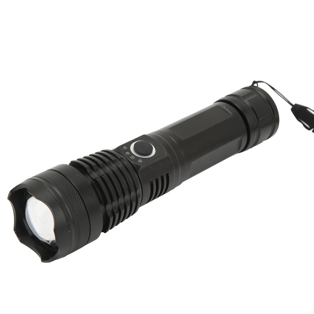 Flashlight USB Rechargeable Super Bright LED Flashlight Made Of Aluminum Alloy with USB Cable