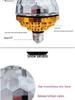 Golden LED Rotating Magic Ball Light - Six-Color Crystal Bulb with E27 Base for KTV Strobe and Atmosphere Lighting