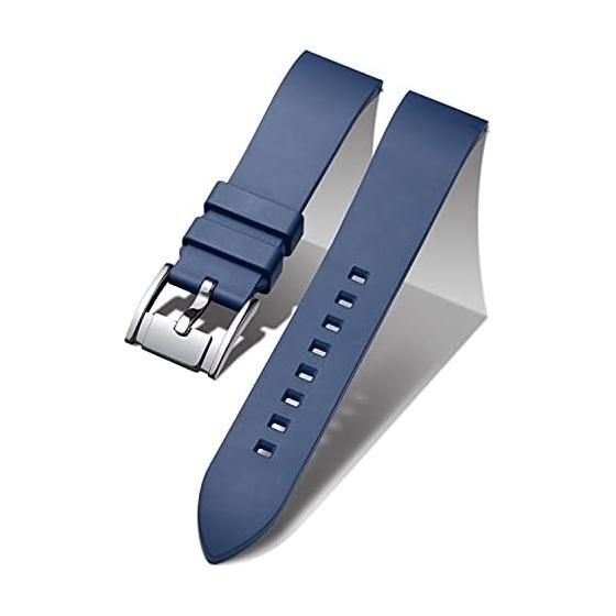 [BINLUN] Silicone Watch Band Quick Release Fluoro Rubber Watch Strap 19mm 20mm 21mm 22mm 24mm Rubber Smart Watch Replacement Band Silicone Men s