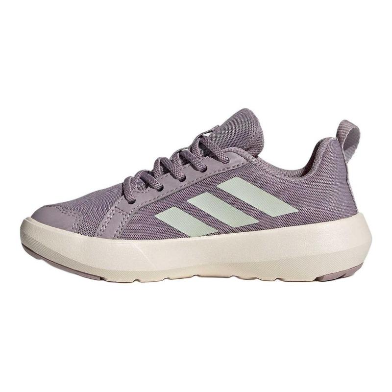 adidas Terrex BOAT C kids low-top outdoor shoes purple-green JS0732 EU 28