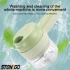 4-in-1 Cordless Electric Vegetable Chopper, Rechargeable Food Processor for Meat, Garlic, Onions & Peppers