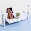 Bathroom Space-saving Smartphone Holder with Wall Shelf