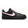Nike Court Borough Pink Cat Paw Leather Abrasion Resistant Slip Resistant Low Top Skateboard Shoes Women's Black Pink DV5456-002(Team1681-)