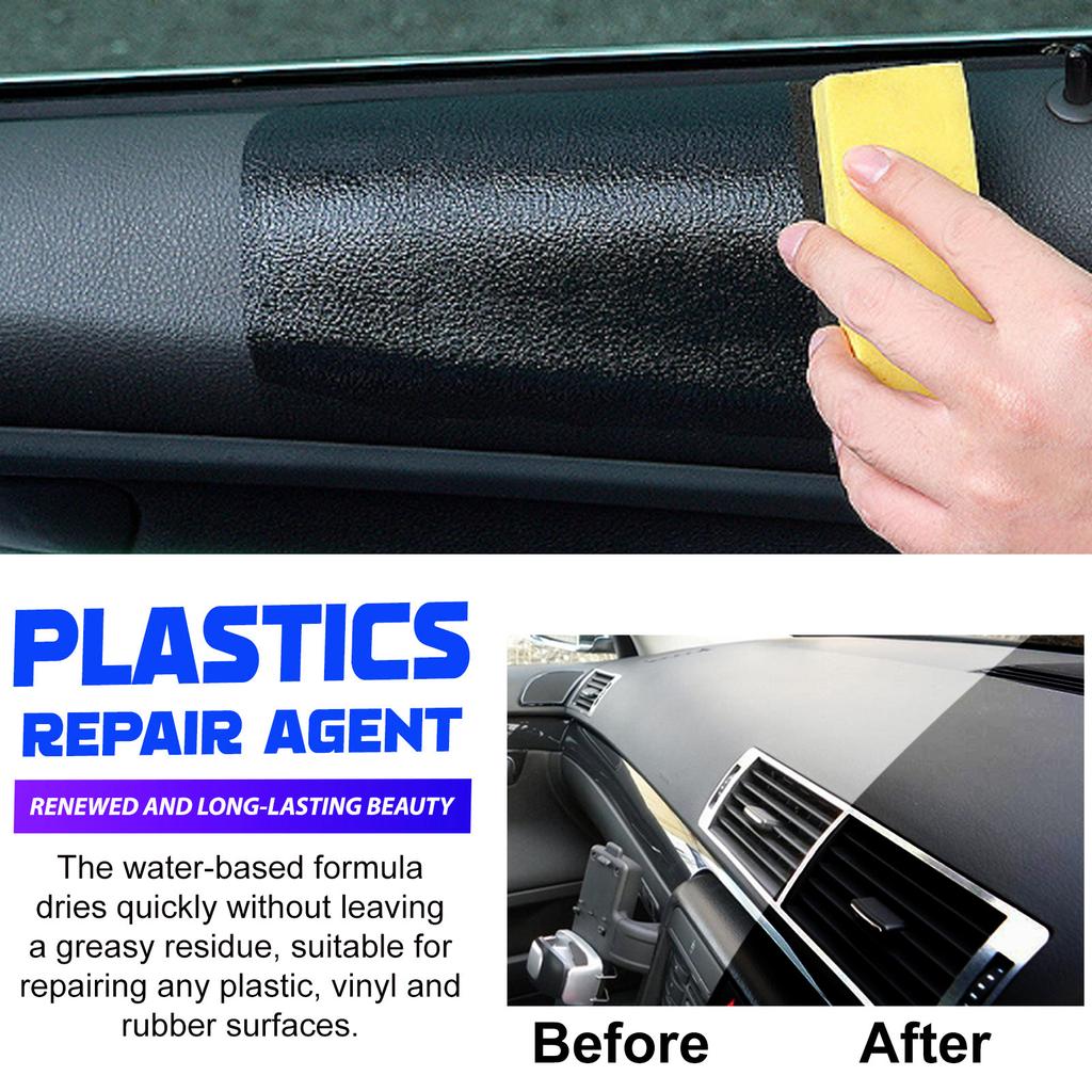 Auto Plastic Refurbish Solution Car Cleaner Retreading Agent with Deep Penetrating Formula for Scratch Oxidation Repair